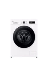 LG F4X1009NWK Freestanding Washing Machine, 9kg Load, 1400rpm Spin, White