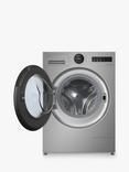 LG F4X7511TSB Freestanding Washing Machine, 11kg Load, 1400rpm Spin, Silver