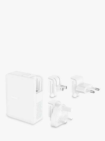 Belkin BoostCharge Pro 4-Port GaN Wall Charger, 140W, White - view 2, White
