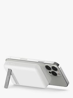 Belkin BoostCharge Magnetic Wireless 5K Power Bank with Stand, White - view 2, White