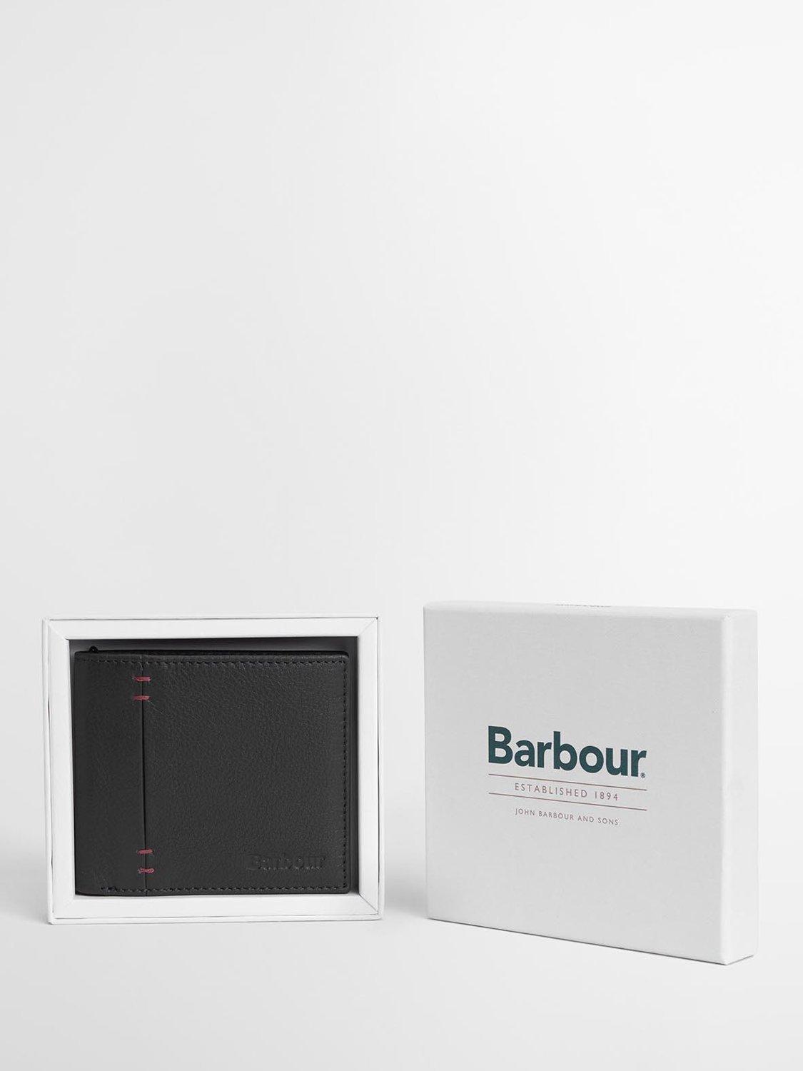 Product image 2 of 5, which shows Barbour Lossie Leather Card Holder, Navy