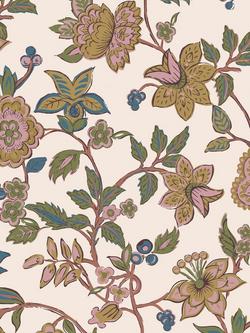 Joules Scot Floral Wallpaper, Cream/Multi, Cream