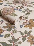 Joules Scot Floral Wallpaper, Cream/Multi