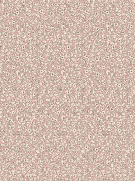 Joules Ditsy Floral Wallpaper, Soft Pink, Pink