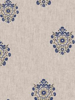 Joules Grove Motif Wallpaper, Cream/Blue, Cream