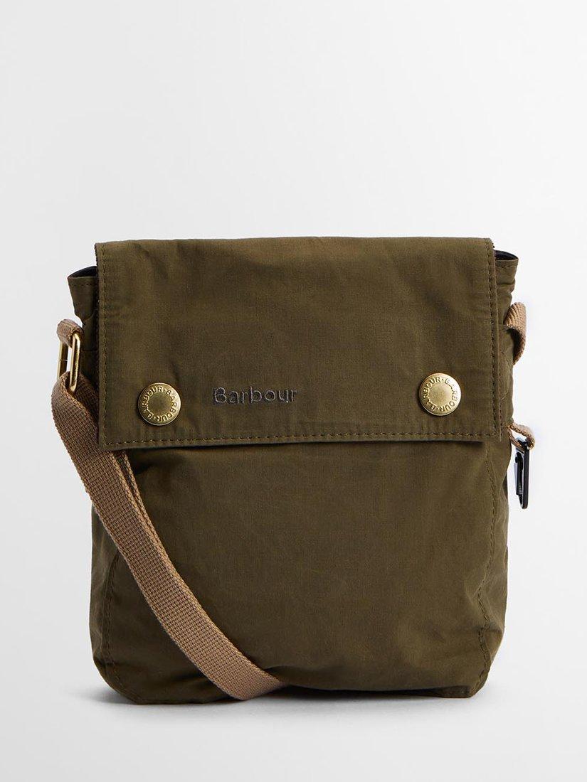 Barbour Transport Crossbody Bag Dusty Green