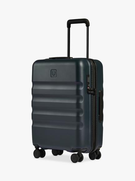 Antler Icon Stripe 4-Wheel 55cm Cabin Case, Indigo Blue
