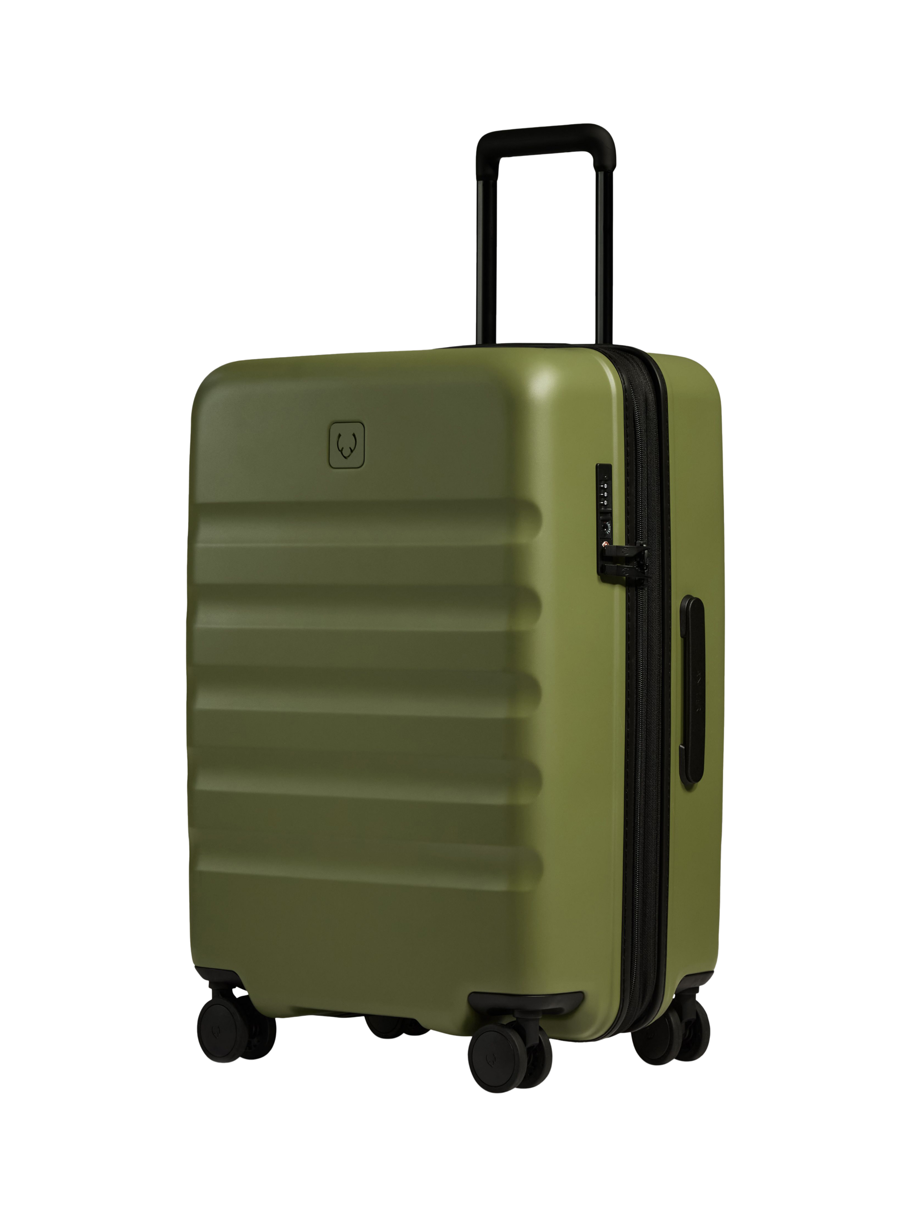 Antler Icon Stripe 4 Wheel 68cm Medium Case Fern Green