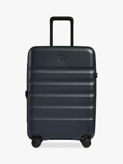 Antler Icon Stripe 4-Wheel 68cm Medium Expandable Suitcase - view 2, Indigo Blue