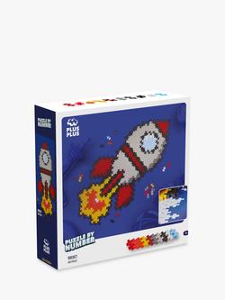 Plus-Plus Puzzle by Numbers Rocket, 500 Pieces, Multi
