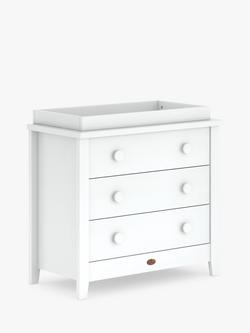 Boori 3 Drawer Chest and Changing Tray, White