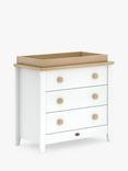 Boori 3 Drawer Chest and Changing Tray, White/Almond