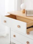 Boori 3 Drawer Chest and Changing Tray, White/Almond