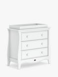 Boori Sleigh 3 Drawer Chest and Changing Tray, White