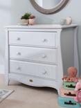 Boori Sleigh 3 Drawer Chest and Changing Tray, White