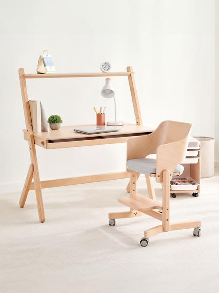 Boori Elite Kids' Study Desk and Chair Set - view 2, Beech
