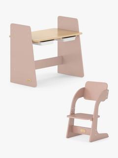 Boori Kids' Natty Desk and Chair Study Set, Cherry/Almond