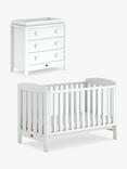 Boori Alice 2 Piece Room Set (Alice Cot Bed & 3 Drawer Chest & Changing Tray), White