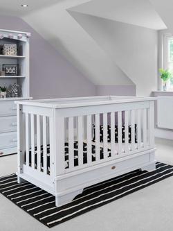 Boori Eton Convertible Plus Cotbed and 3 Drawer Dresser Bundle, White - view 2, White