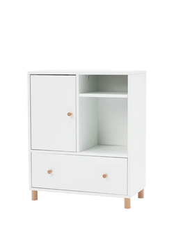 Great Little Trading Co Bloomsbury Sideboard with Left-Hand Cupboard, White - view 2, White
