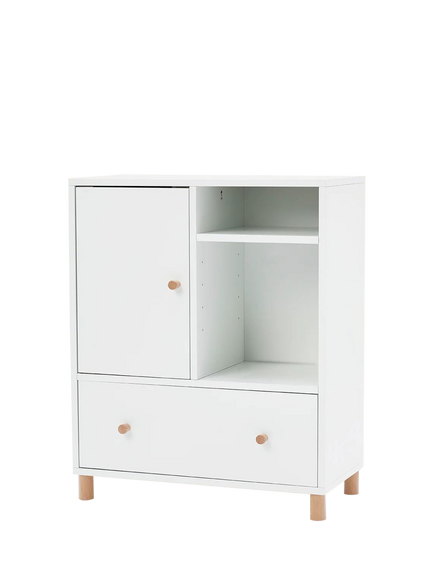 Great Little Trading Co Bloomsbury Sideboard with Left-Hand Cupboard, White - view 2, White