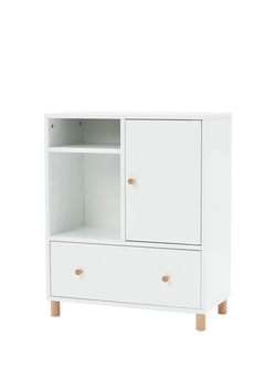 Great Little Trading Co Bloomsbury Sideboard with Right-Hand Cupboard, White - view 2, White