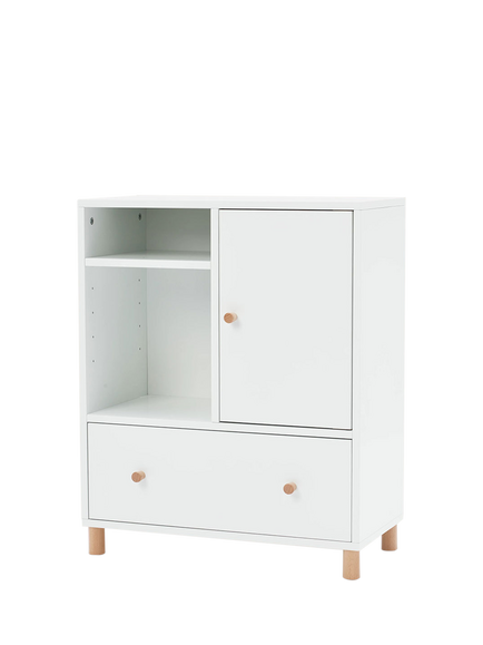 Great Little Trading Co Bloomsbury Sideboard with Right-Hand Cupboard, White - view 2, White
