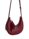 CHARLES & KEITH Carey Crescent Faux Leather Hobo Bag