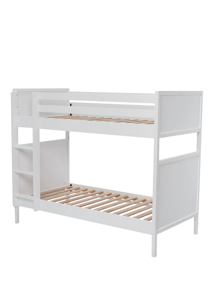 Great Little Trading Co Lulworth Bunk Bed, Single, White - view 2, White