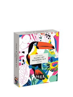 Galison Kitty McCall Toucan Paint by Numbers Kit