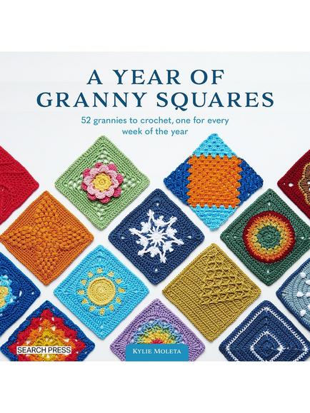 Search Press Kylie Moleta A Year of Granny Squares, Multi