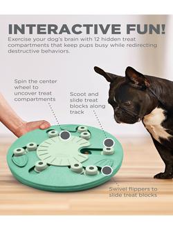 Nina Ottosson Dog Worker Level 3 Dog Puzzle Toy, Multi - view 2, Multi Multi