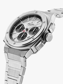Alpina AL-730SB4AE6B Men's Alpiner Extreme Chronograph Automatic Bracelet Strap Watch, Silver - view 2, Silver