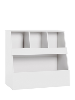 Little Acorns Furniture Storage Solution Toy Box, White