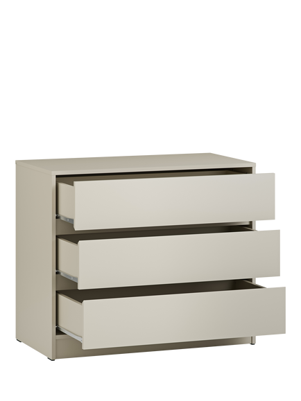 Little Acorns Furniture 3 Drawer Chest, Cashmere, Cashmere