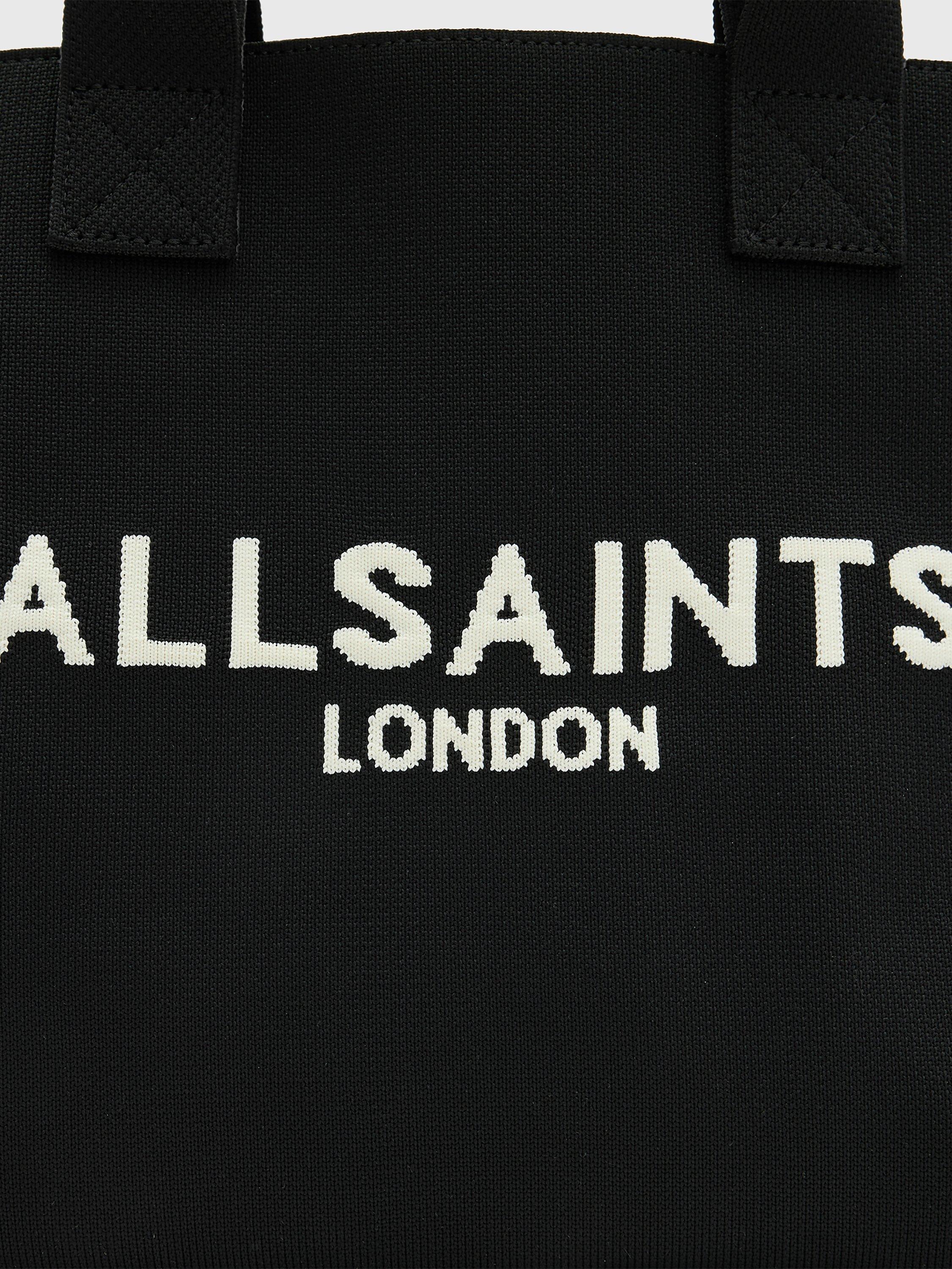 Product image 5 of 6, which shows AllSaints Izzy Tote Bag, Black