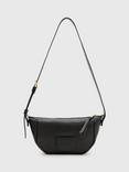 AllSaints Madea Leather Crossbody Bag, Black