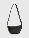 AllSaints Madea Leather Crossbody Bag, Black