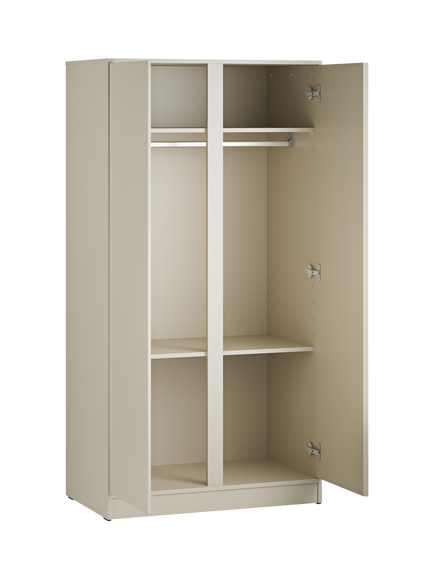 Little Acorns Furniture Kids' Double Wardrobe, Cashmere - view 2, Cashmere