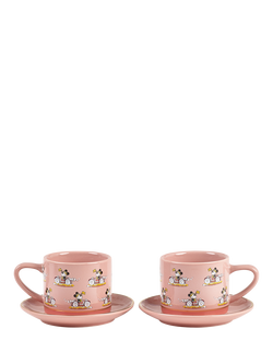 Disney Home x Sanderson Minnie Mouse Espresso Set, Multi, Multi