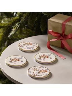 Disney Home x Sanderson Dumbo Stoneware Coasters, Set of 4, Multi - view 2, Multi