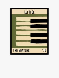 John Lewis Dalston 606 'The Beatles' Framed Print, 52 x 42cm, Multi, Multi