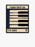 John Lewis Dalston 606 'Etta James' Framed Print, 52 x 42cm, Multi