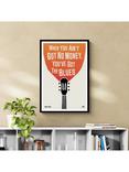John Lewis Dalston 606 'Howlin' Wolf' Blues Guitar Framed Print, 62 x 42cm, Multi