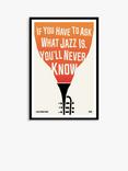 John Lewis Dalston 606 'Louis Armstrong' Jazz Trumpet Framed Print, 62 x 42cm, Multi