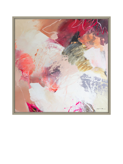 John Lewis Natasha Barnes 'All My Love' Framed Canvas Print, 106 x 106cm, Multi, Multi