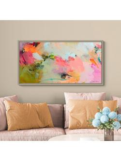 John Lewis Natasha Barnes 'Cherry Pop Blossom' Framed Canvas Print, 66 x 126cm, Multi - view 2, Multi