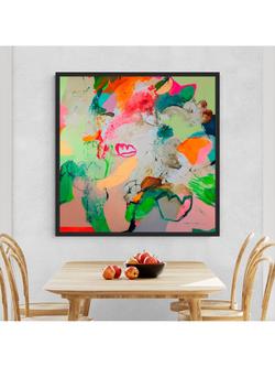 John Lewis Natasha Barnes 'Little Bit Of Sunshine' Framed Canvas Print, 106 x 106cm, Multi - view 2, Multi