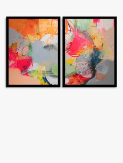 John Lewis Natasha Barnes 'Spring Sunshine' Embellished Framed Print, Set of 2, 84.5 x 64.5cm, Multi, Multi
