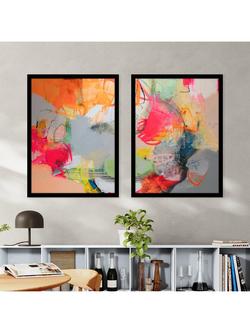 John Lewis Natasha Barnes 'Spring Sunshine' Embellished Framed Print, Set of 2, 84.5 x 64.5cm, Multi - view 2, Multi